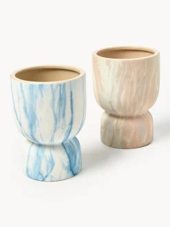 Macetero en look mármol Kiko, 20 cm