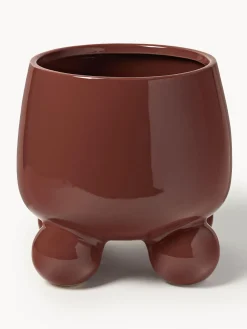 Macetero grande de dolomita Olea, 32 cm