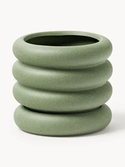 Macetero pequeño de gres Rudi, 16 x 5 cm