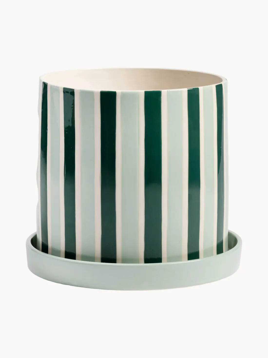 Macetero pintado a mano Clash