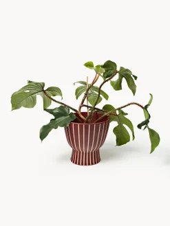 Macetero pintado a mano Elio, 23 cm