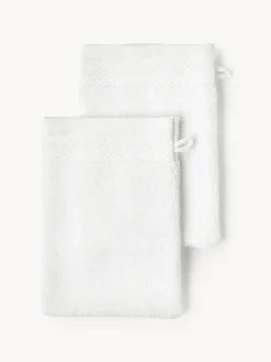 Manoplas de baño de algodón ecológico Premium, 2 uds.