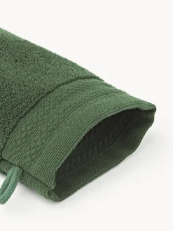 Manoplas de baño de algodón ecológico Premium, 2 uds.