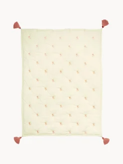 Manta acolchada de algodón ecológico Bows