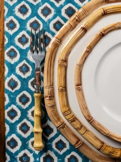 Manteles individuales artesanal de algodón Sarp, 4 uds.