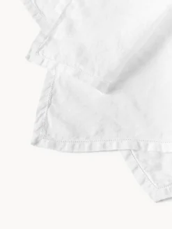 Manteles individuales de lino con vainica Larissa, 2 uds.