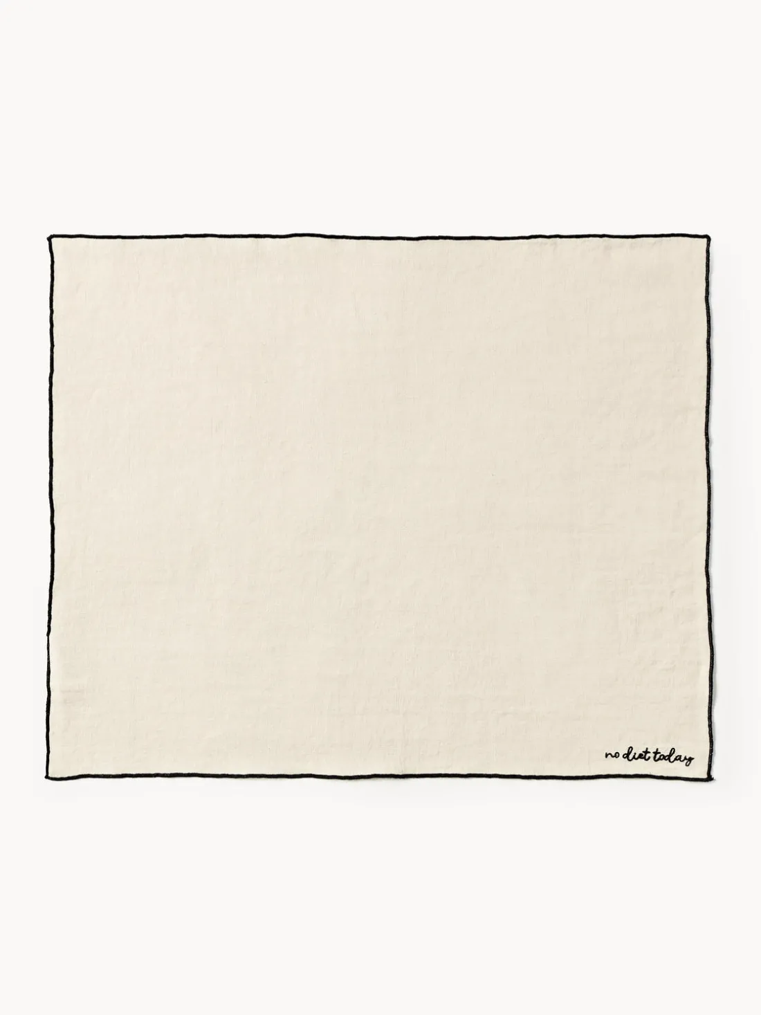 Manteles individuales de lino con bordado Cosmo, 4 uds.