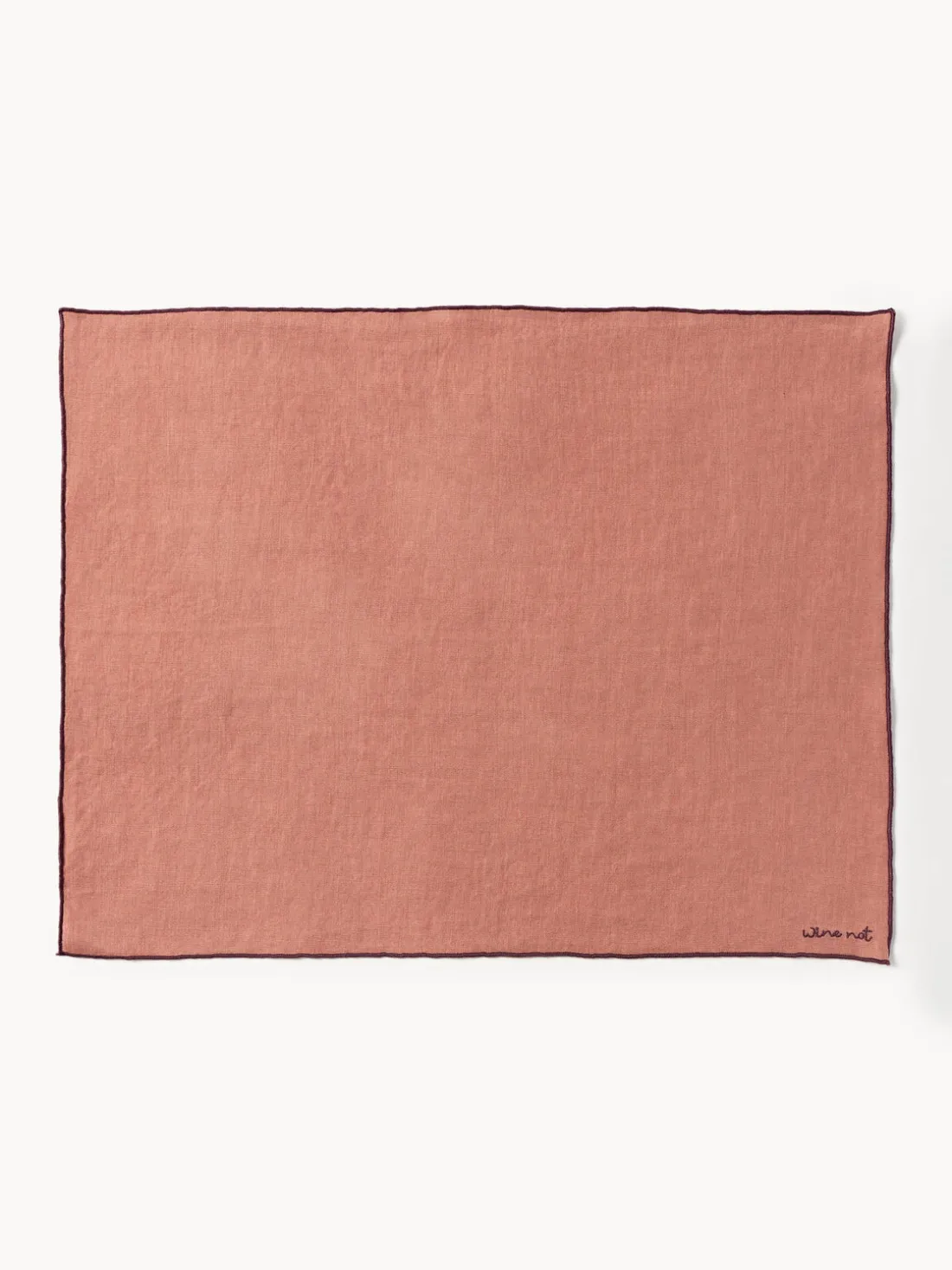 Manteles individuales de lino con bordado Cosmo, 4 uds.