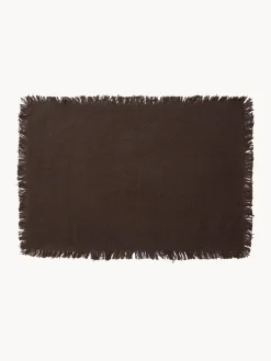 Manteles individuales de algodón Leo, 4 uds.