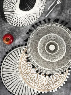 Manteles individuales Poms (6 uds.)