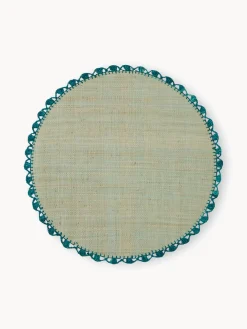 Manteles individuales redondos Senape, 2 uds.