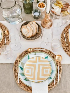 Manteles redondos individuales Wanda, 4 uds.