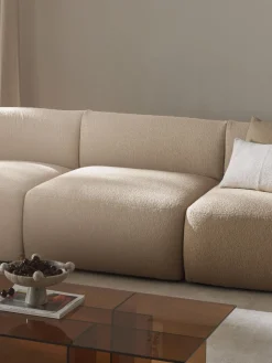 Módulo central en tejido bouclé Sofia