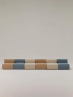 Módulo central en tejido bouclé Sofia