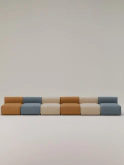 Módulo central en tejido bouclé Sofia