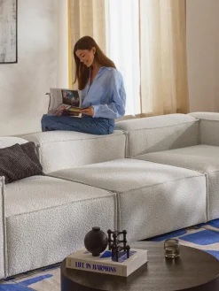 Módulo central en tejido bouclé Lennon