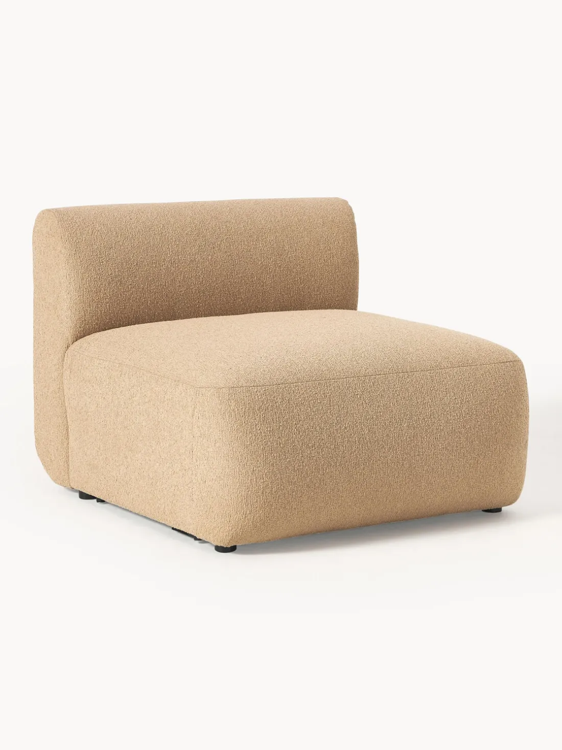 Módulo central en tejido bouclé Sofia