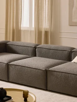 Módulo central en tejido bouclé Lennon