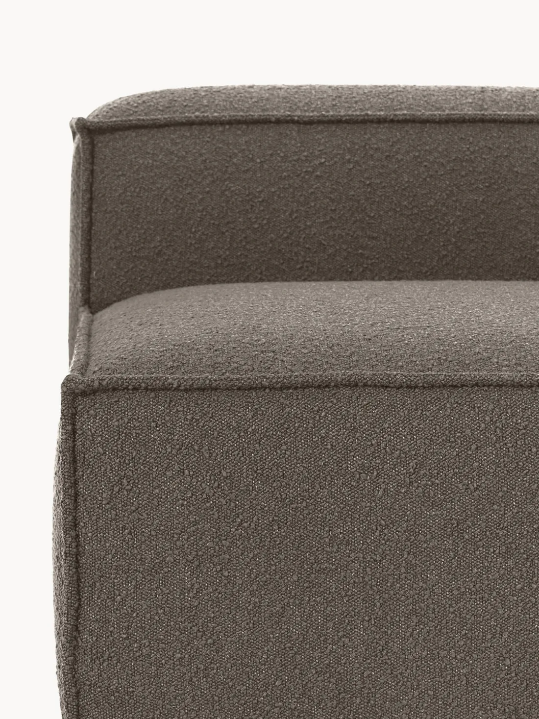 Módulo central en tejido bouclé Lennon