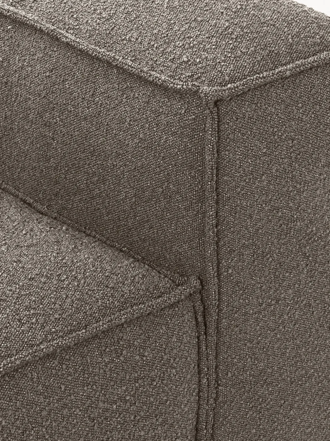 Módulo central en tejido bouclé Lennon