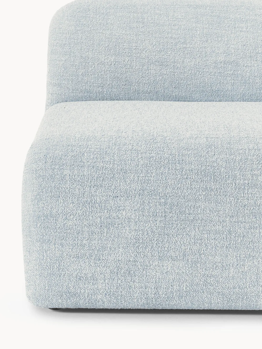 Módulo central en tejido bouclé Wolke