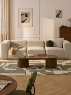 Módulo central en tejido bouclé Lena