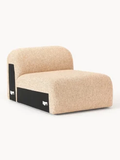 Módulo central en tejido bouclé Wolke