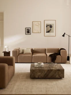 Módulo central en tejido bouclé Lena