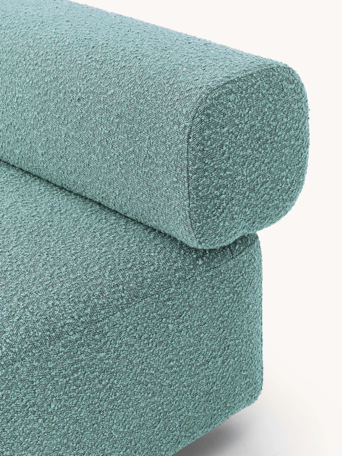 Módulo central en tejido bouclé Anton