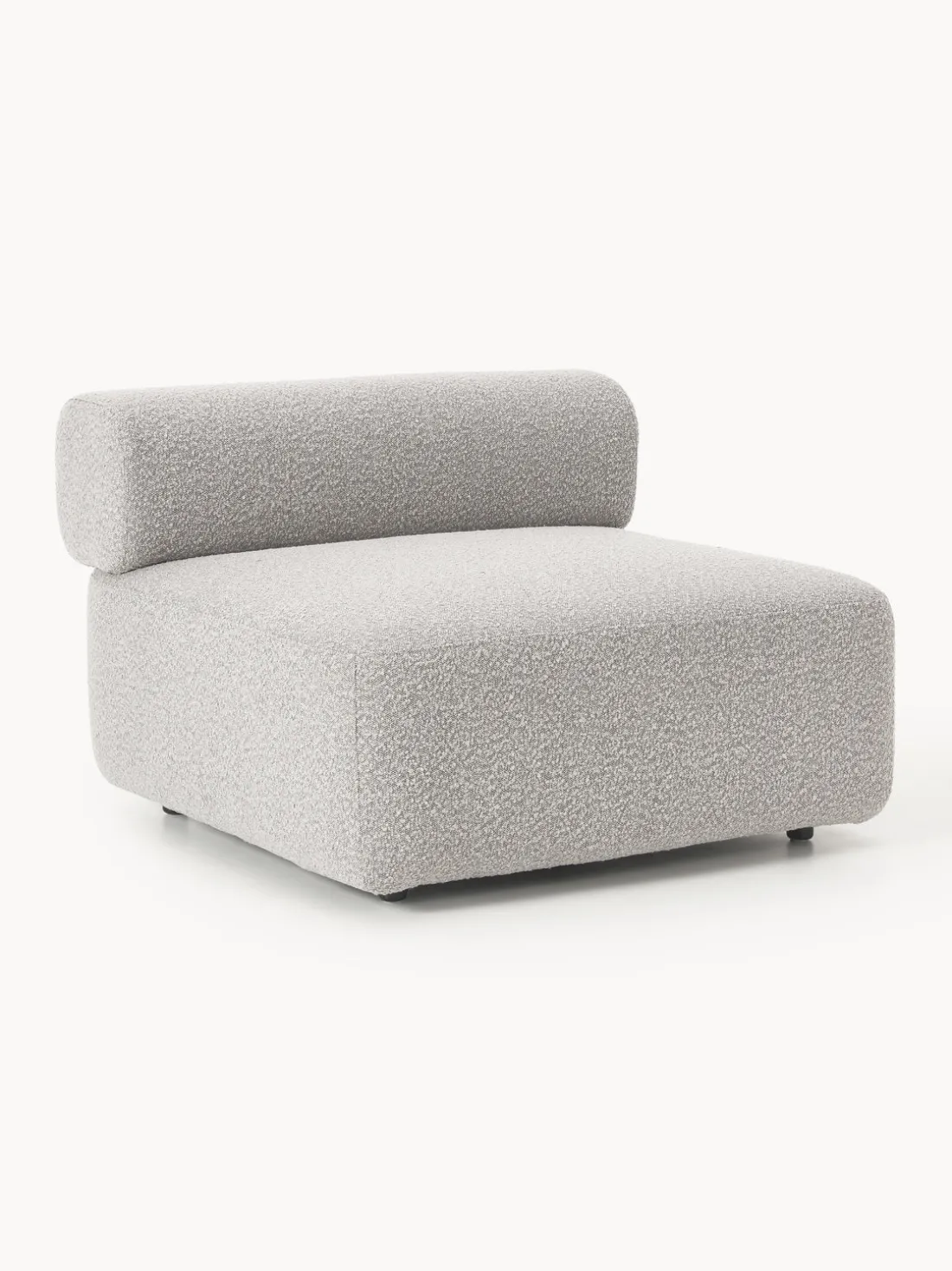 Módulo central en tejido bouclé Anton