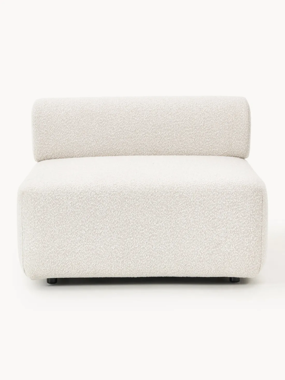 Módulo central en tejido bouclé Anton