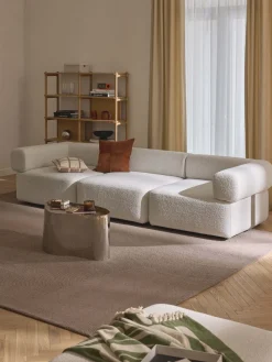 Módulo central en tejido bouclé Anton