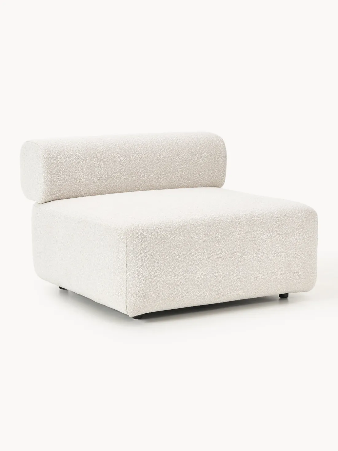 Módulo central en tejido bouclé Anton