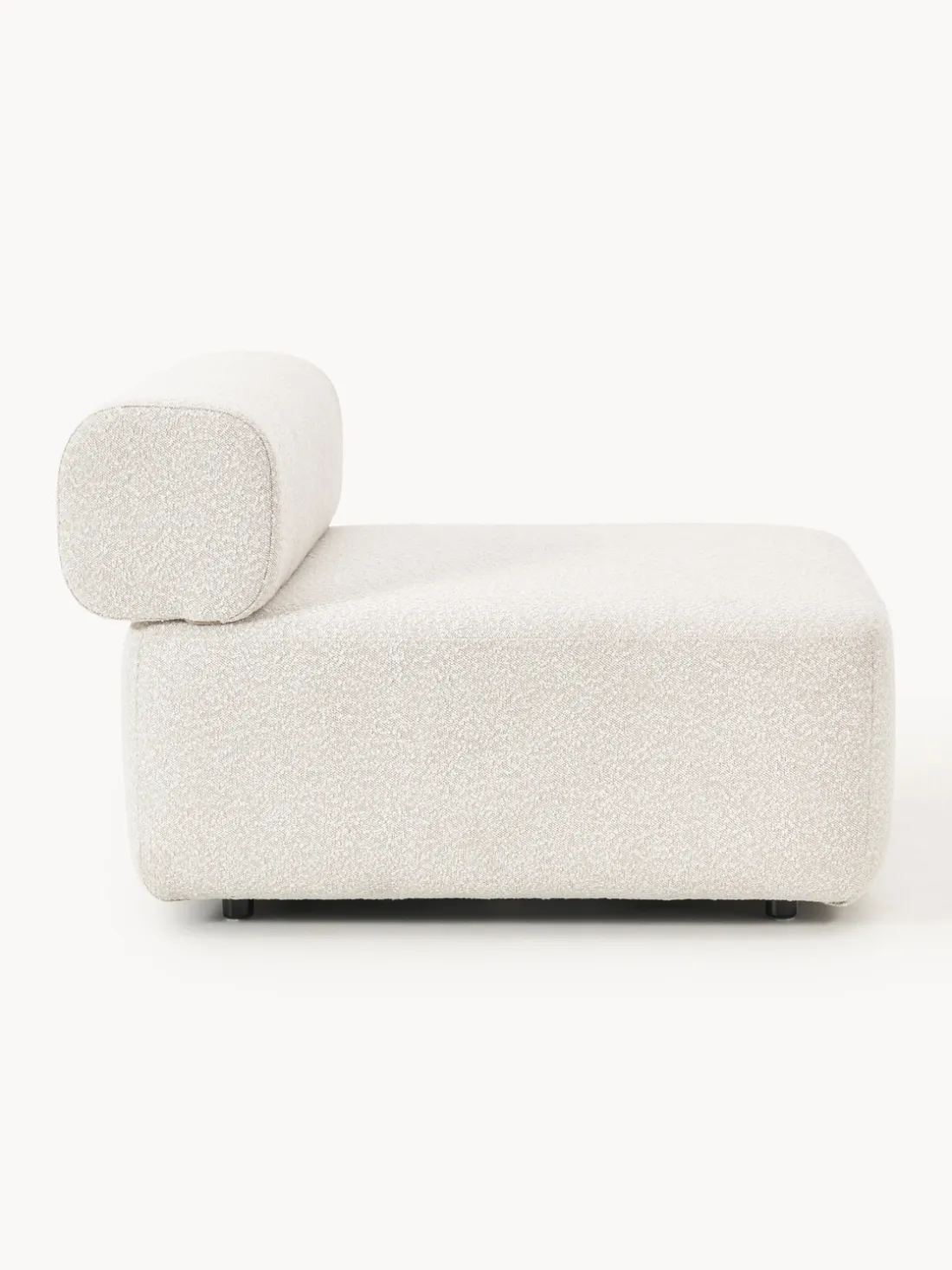 Módulo central en tejido bouclé Anton