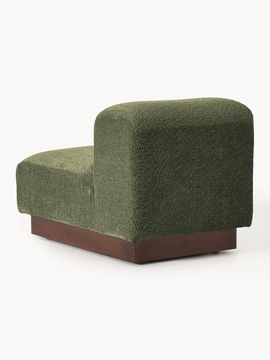 Módulo central sofá de borreguillo bouclé Natalie