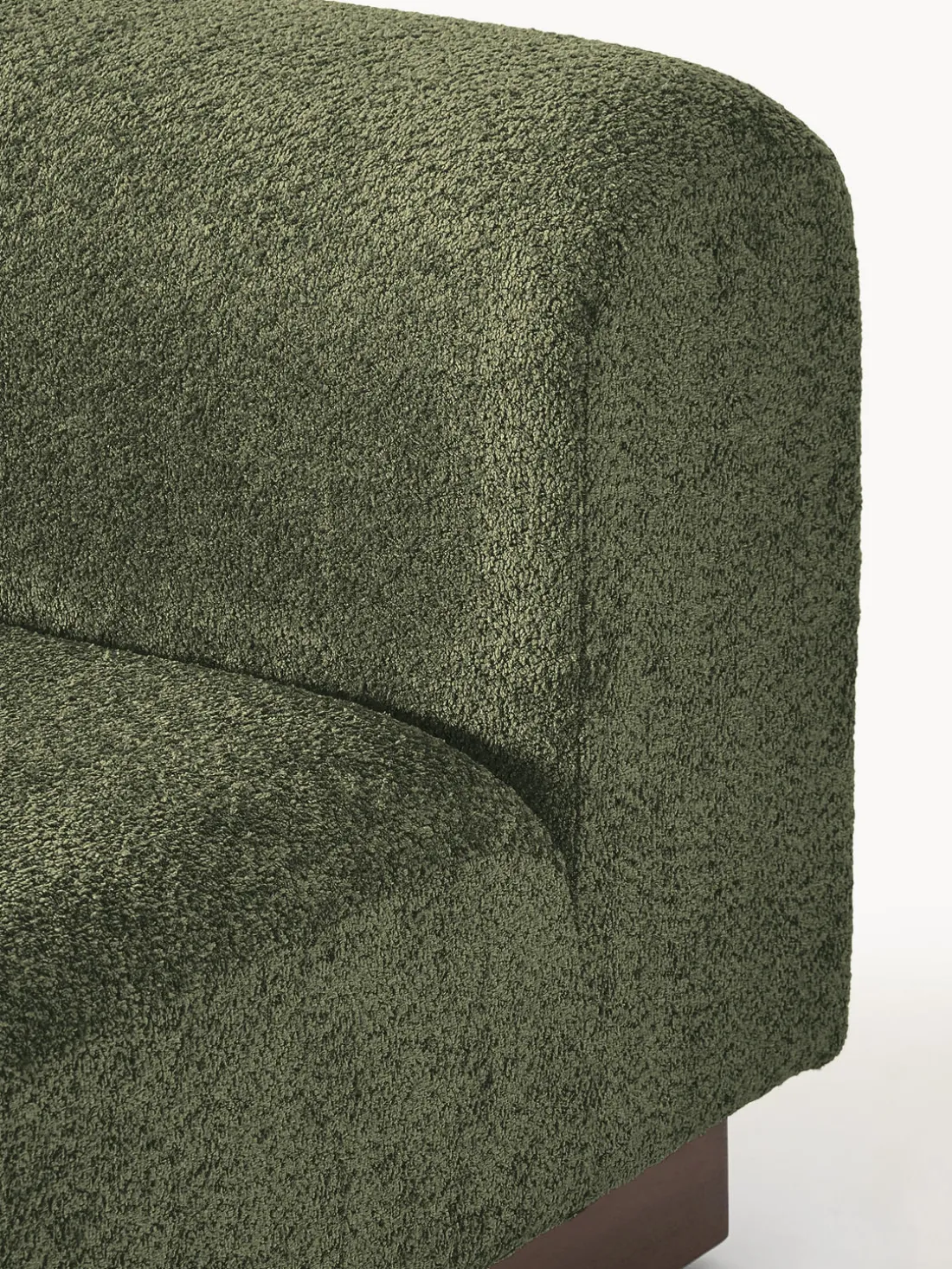 Módulo central sofá de borreguillo bouclé Natalie