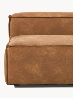 Módulo central sofá de cuero reciclado Lennon