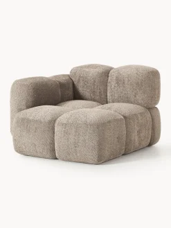 Módulo de esquina de borreguillo bouclé Tayla