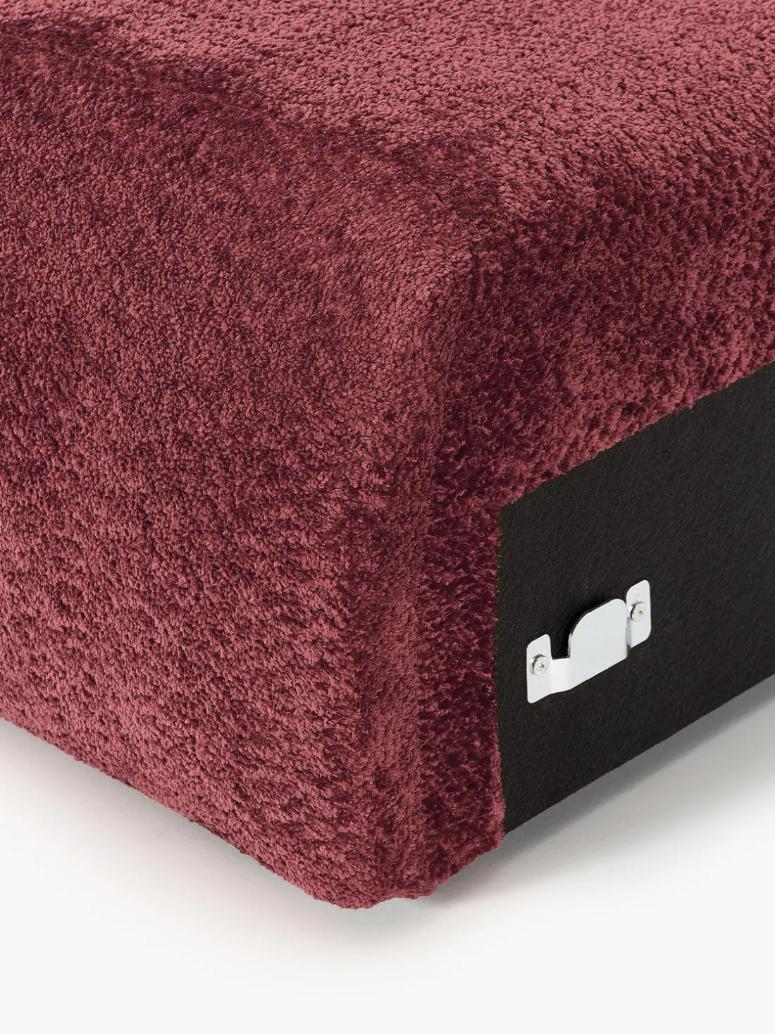 Módulo de esquina de borreguillo bouclé Wolke