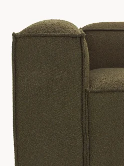 Módulo de esquina en tejido bouclé Lennon