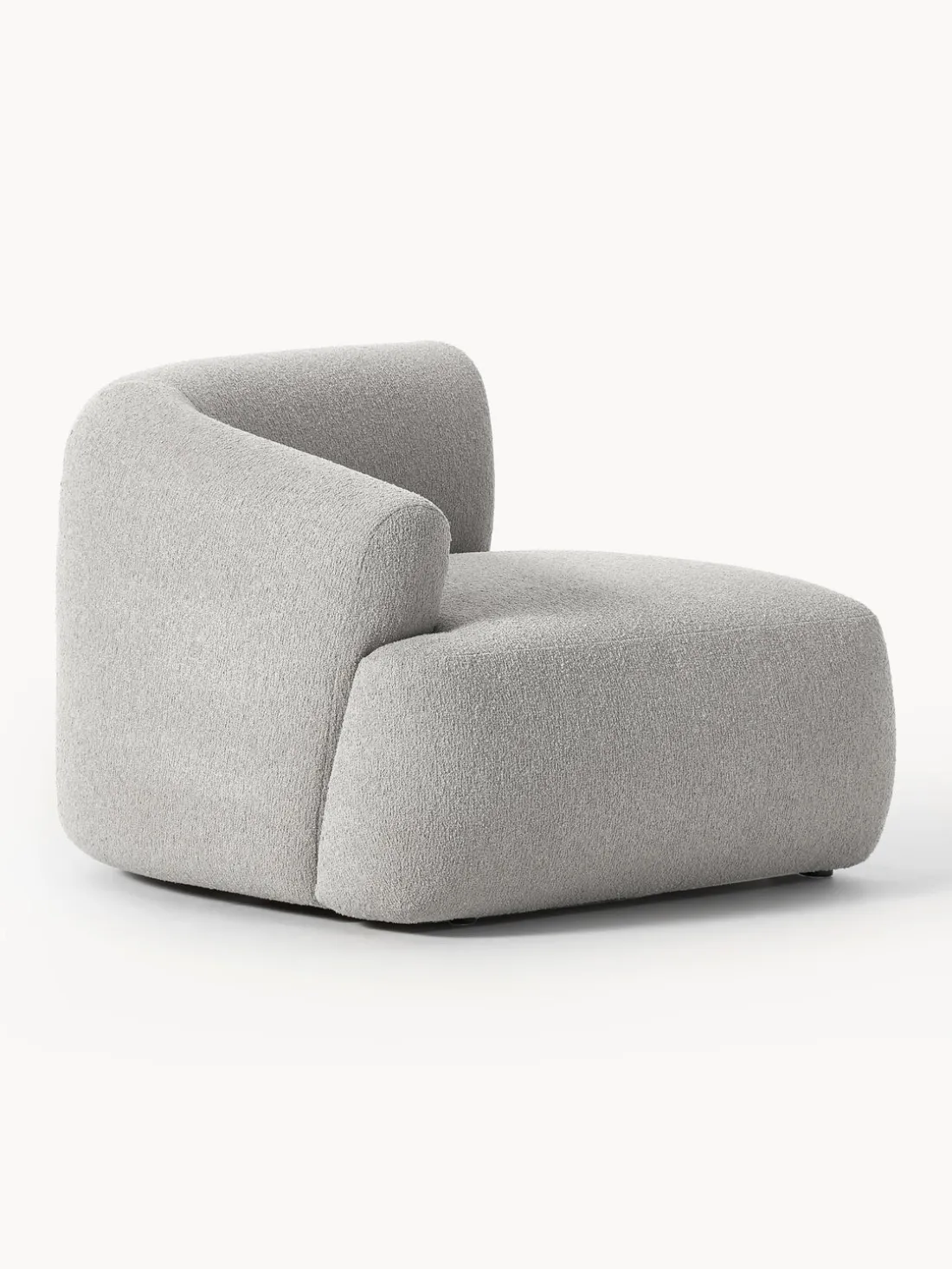 Módulo de esquina en tejido bouclé Sofia