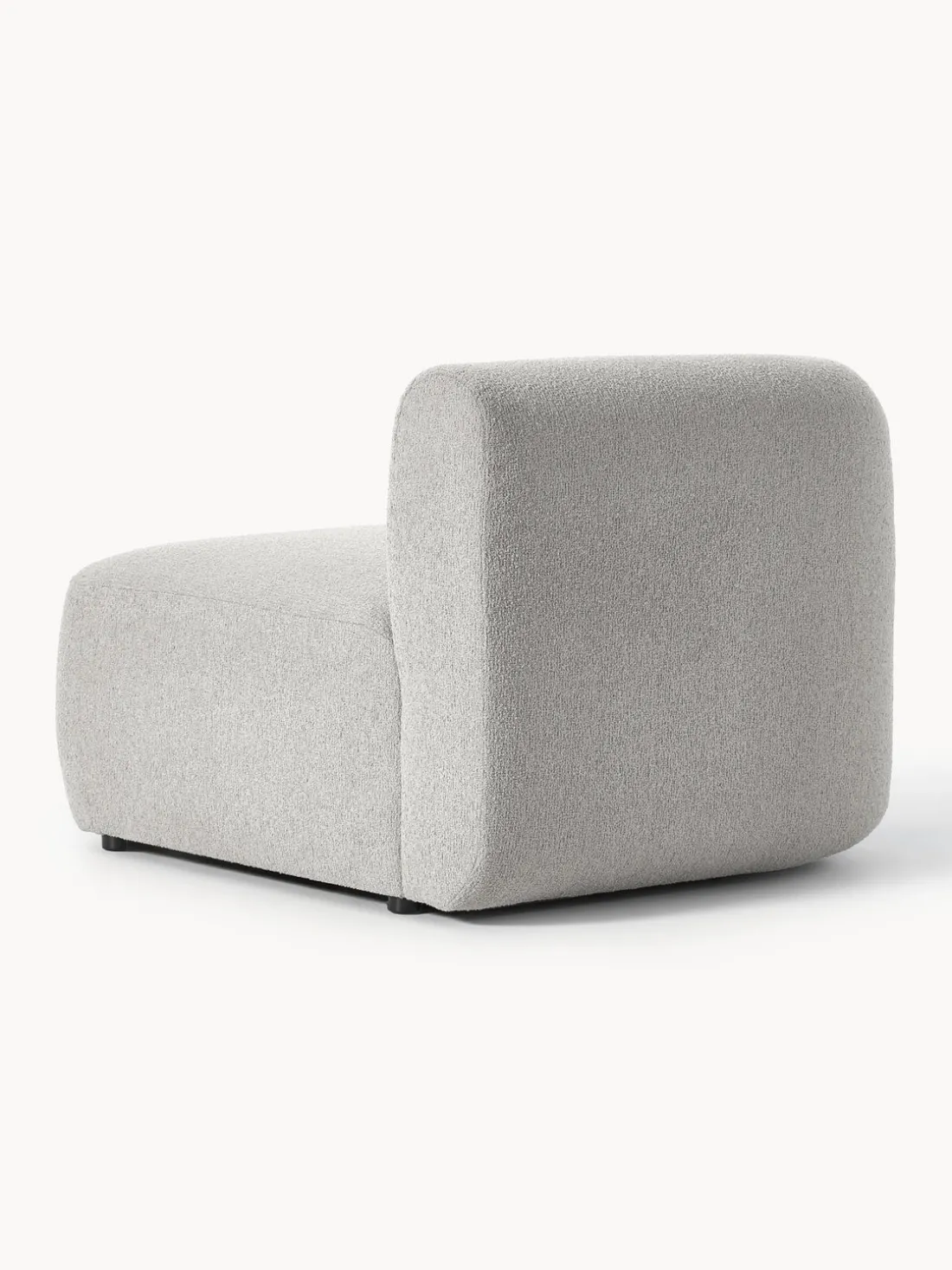 Módulo de esquina en tejido bouclé Sofia