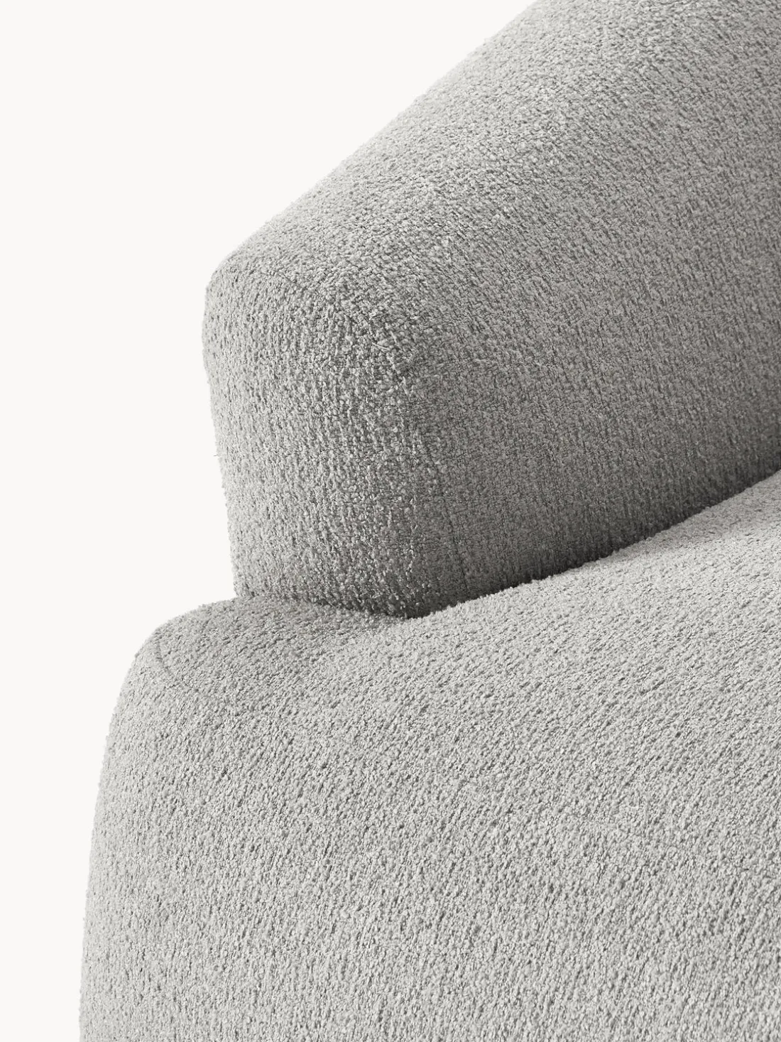 Módulo de esquina en tejido bouclé Sofia