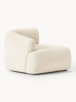 Módulo de esquina en tejido bouclé Sofia