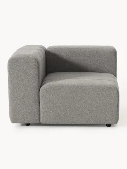 Módulo de esquina en tejido bouclé Lena