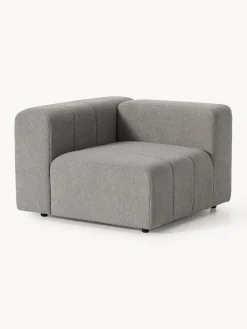 Módulo de esquina en tejido bouclé Lena