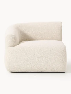 Módulo de esquina en tejido bouclé Sofia