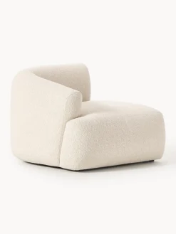 Módulo de esquina en tejido bouclé Sofia