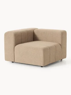 Módulo de esquina en tejido bouclé Lena