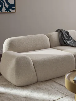 Módulo de esquina en tejido bouclé Wolke